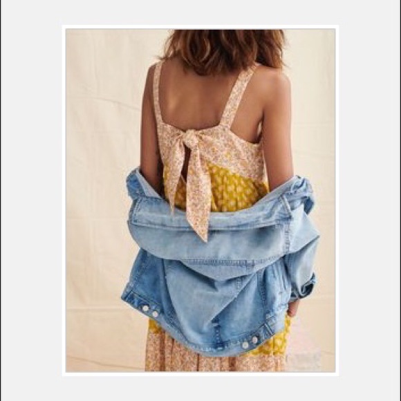 Madewell Print-Mix Tiered Midi Dress Jaipur Floral - Picture 2 of 4